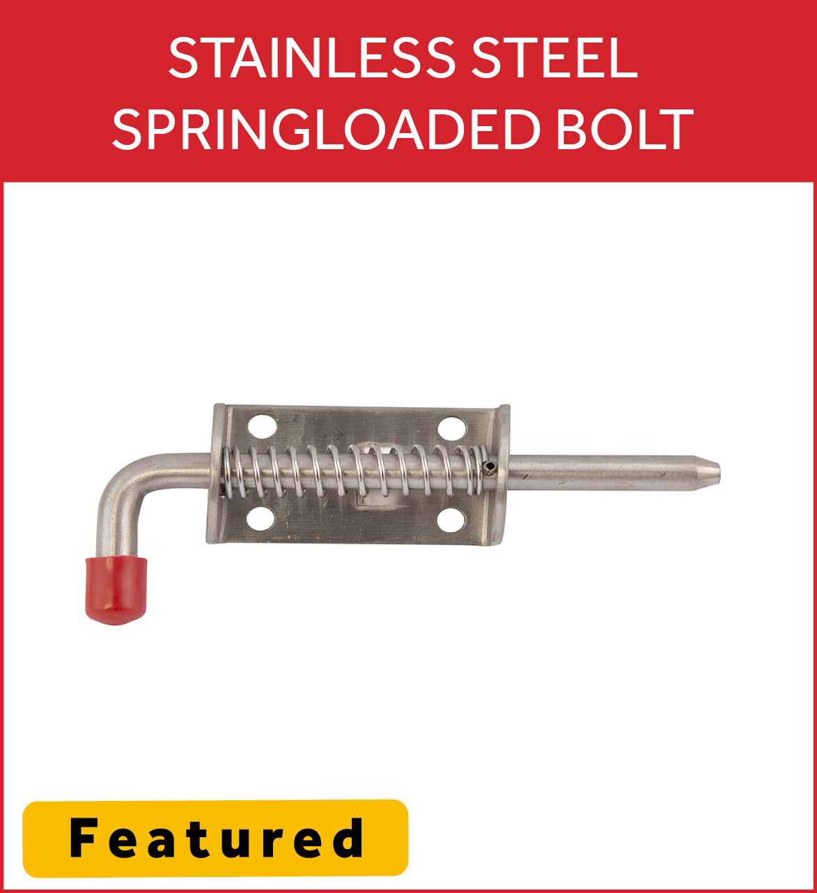 Stainless Steel Springloaded Bolt